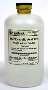 Histology Reagent Trichloroacetic Acid ACS Grade 10% 16 oz. by EDM 3 LLC  ID 400560
